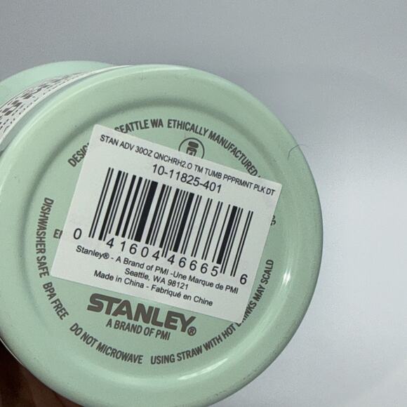 LIMITED Stanley Target 30 oz Quencher Flowstate Peppermint Polka Dot 2025 Mint - Picture 7 of 7